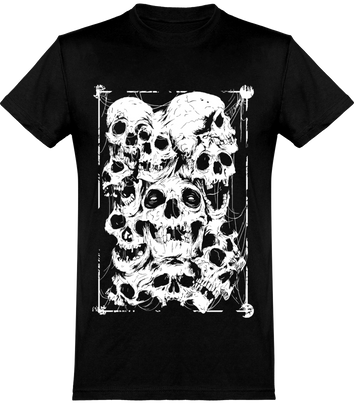 Tee Shirt Skull Wall