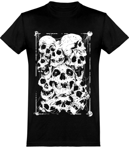 Tee Shirt Skull Wall