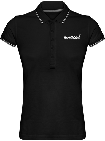 Polo Femme Brodé RockAddict Officiel