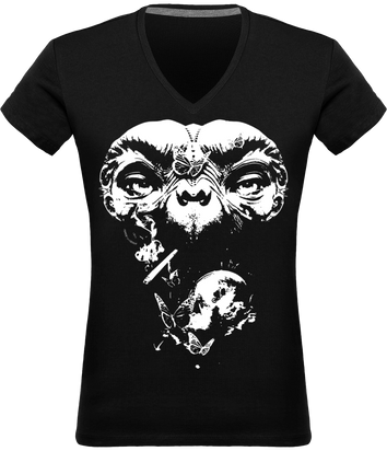 T-shirt Col V Femme U.F.O