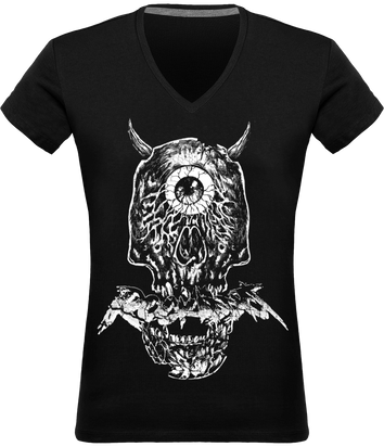 T-shirt Col V Femme Cynoker's