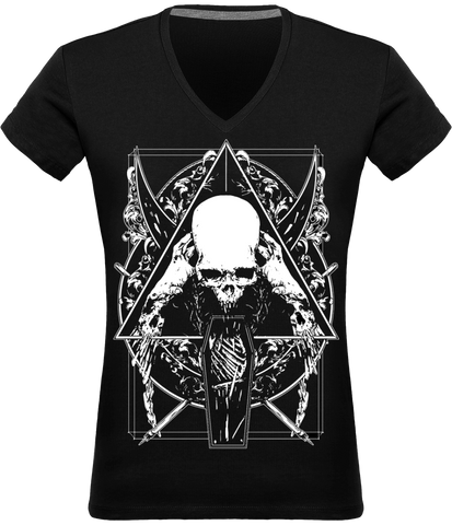 T-shirt Col V Femme Evil Dead