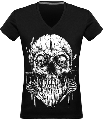 T-shirt Col V Femme Wooder's